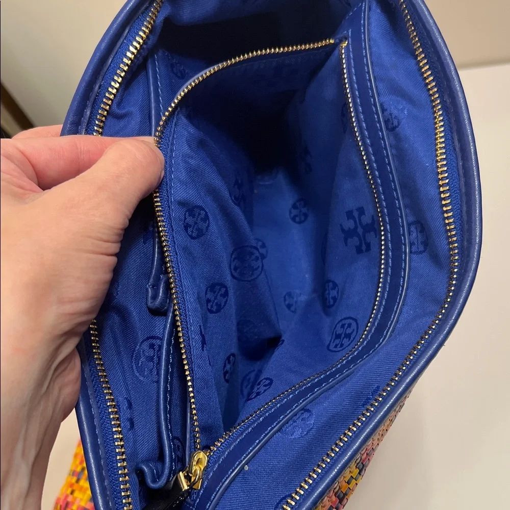 Tory Burch Leather Clutch Bag EUC